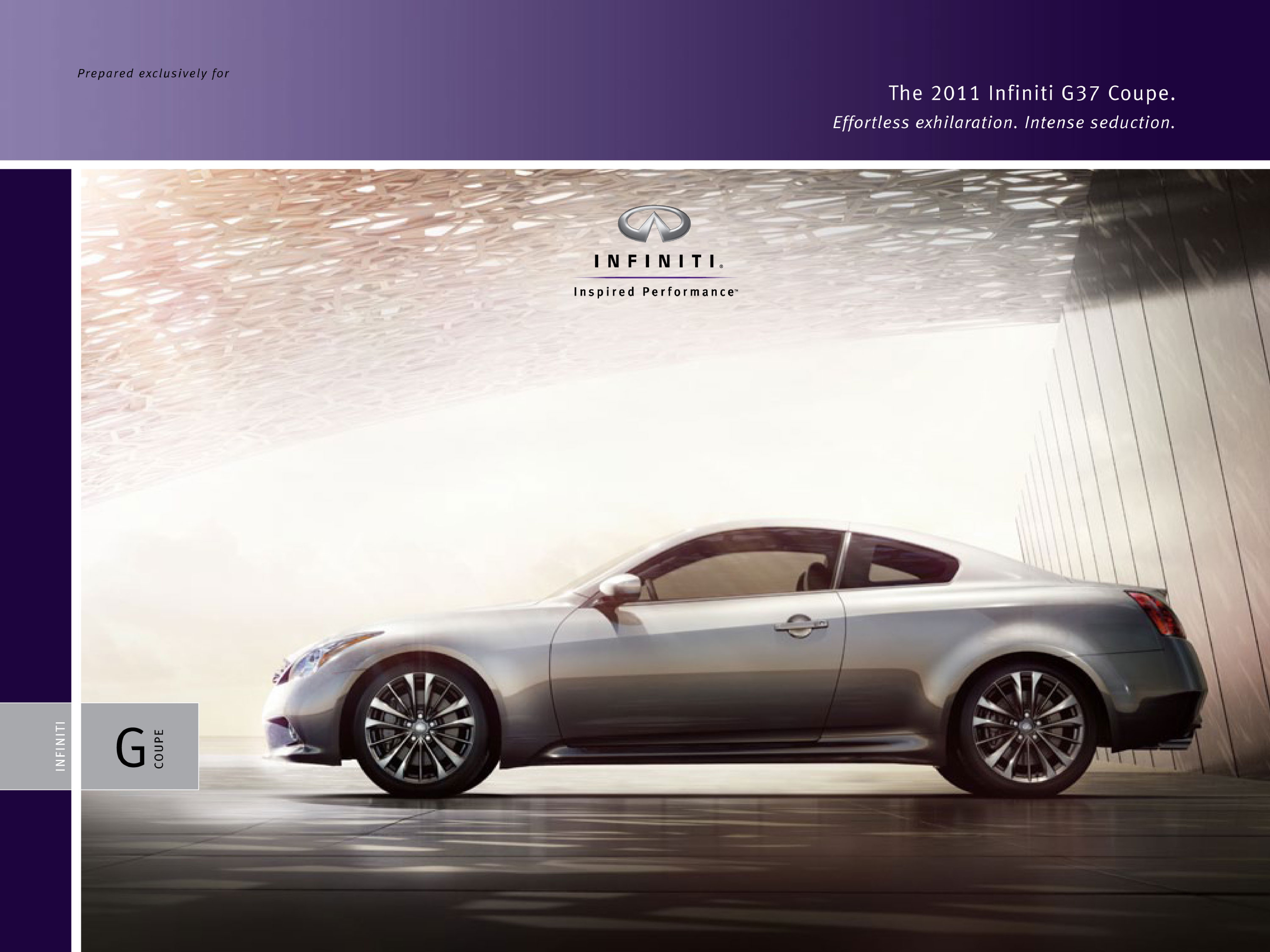 2011 Infiniti G Coupe Brochure Page 4